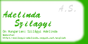 adelinda szilagyi business card